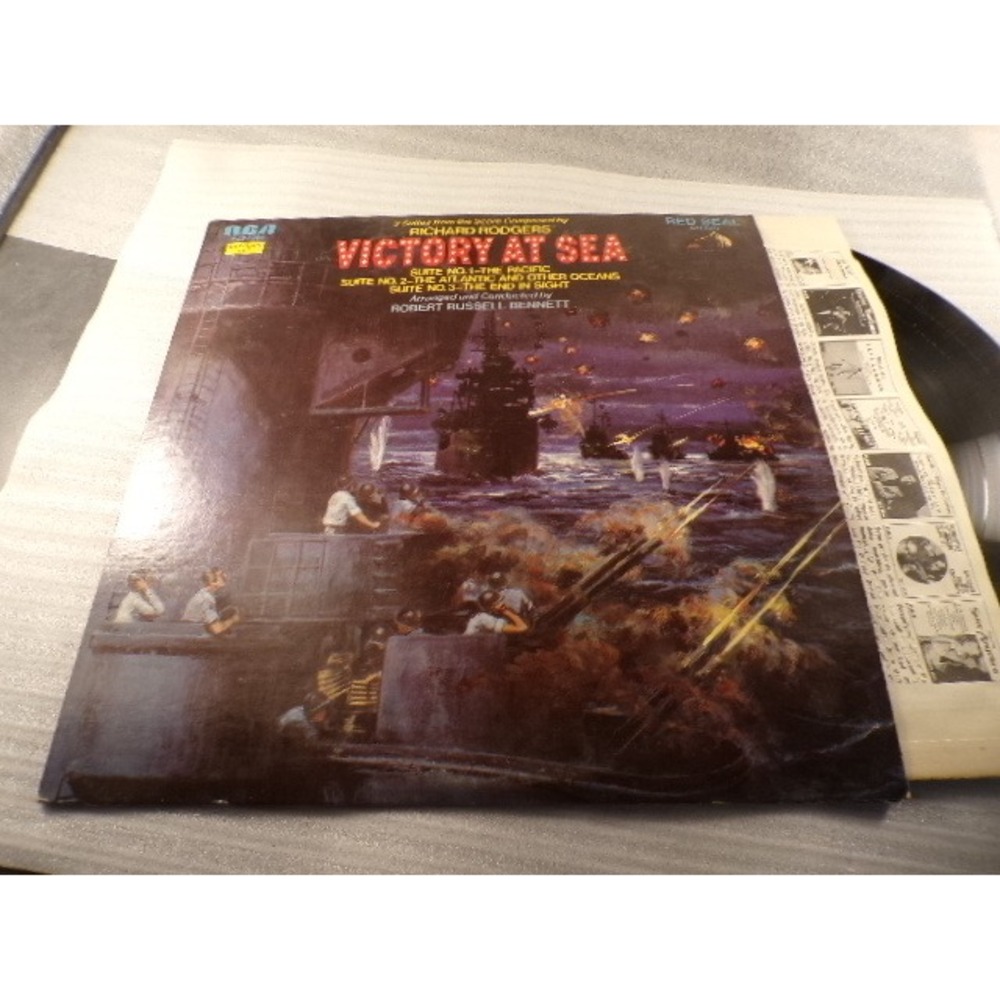 Richard Rodgers Victory At Sea Vinyl LP RCA Red Seal VCS-7064 Robert R Bennett